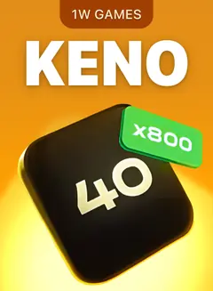 Keno entre los títulos de 1win